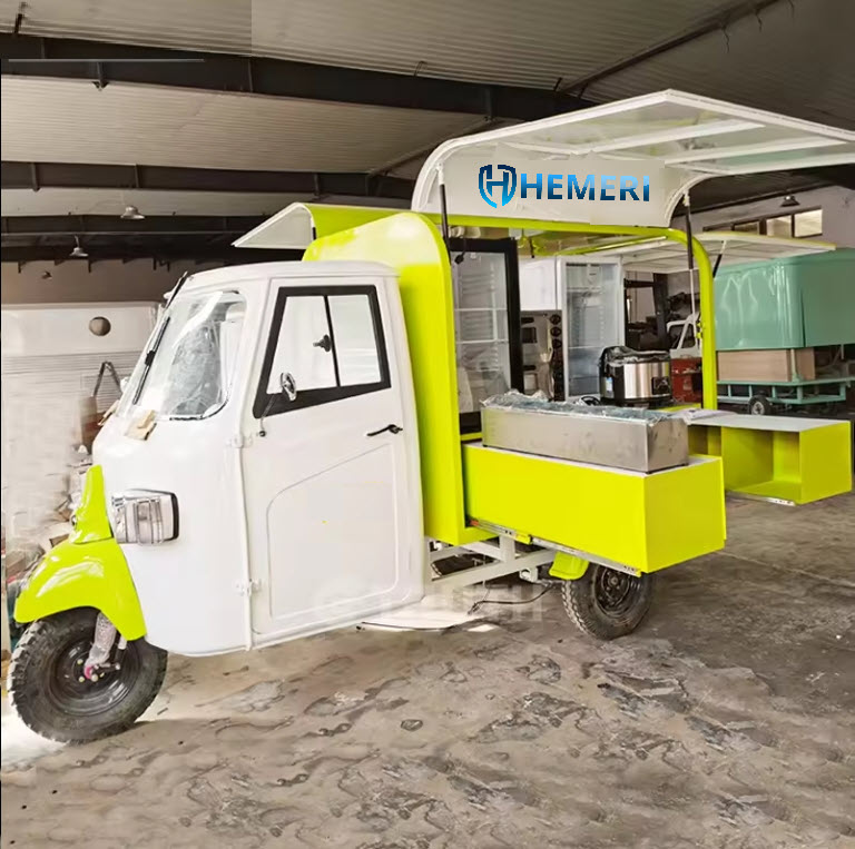 Piaggio E-Food Truck red, green or blue