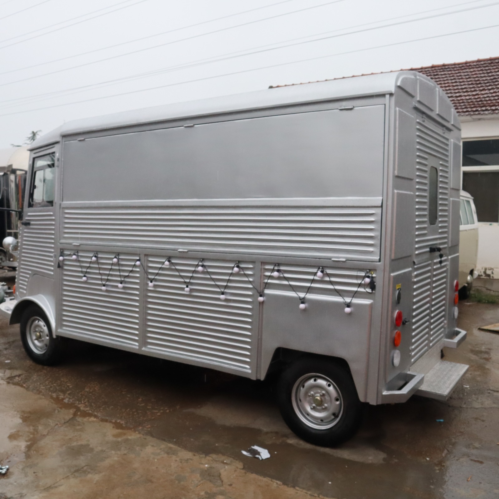 food truck electric equipped gray