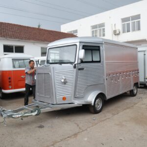 food truck electric equipped gray