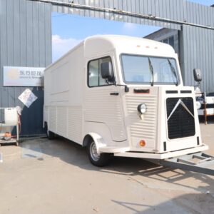 food truck electric equipped beige