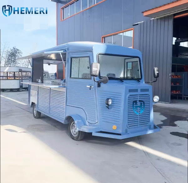 electric food truck equipped